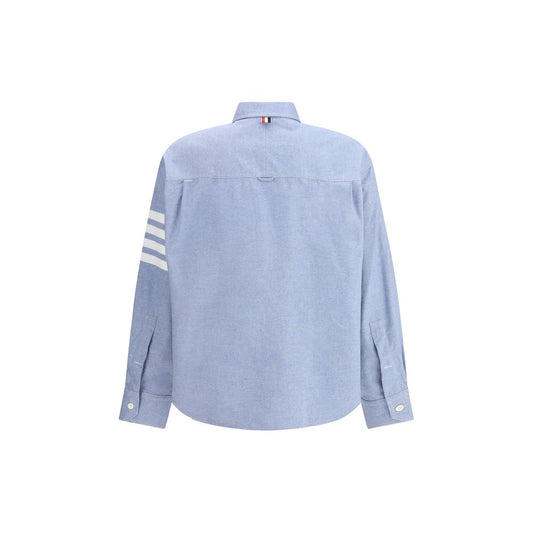 Light Blue Cotton Pattern Shirt
