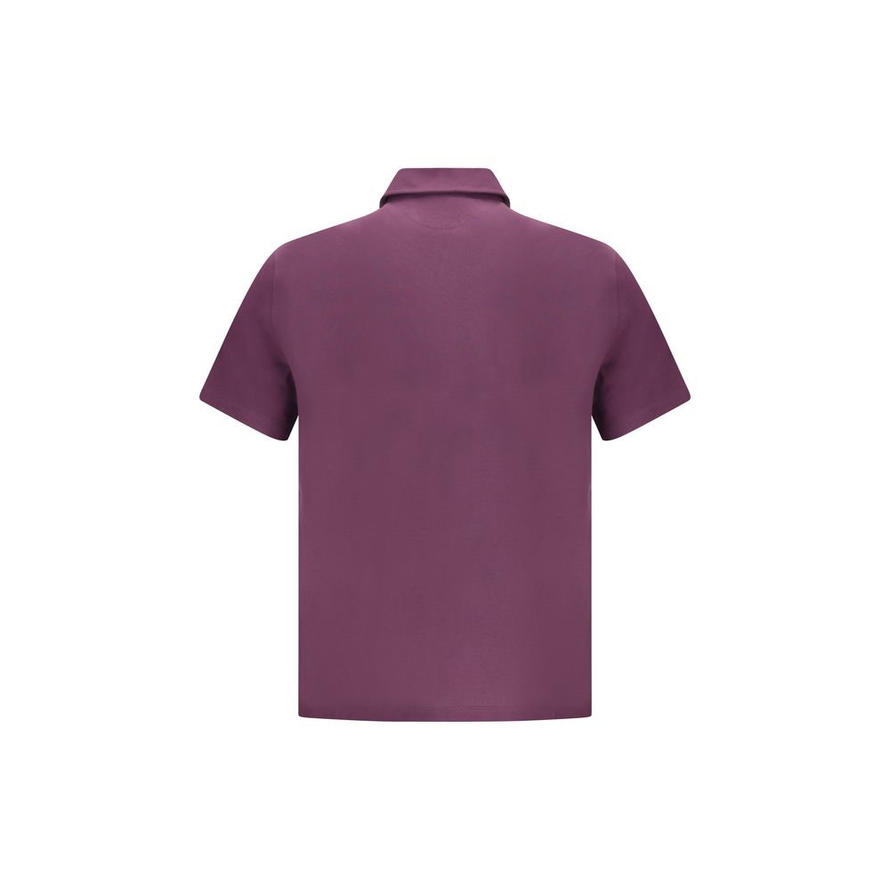 Purple Cotton Polo Shirt