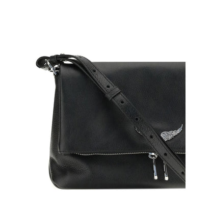 Black Calf Leather Bos Taurus Shoulder Bag