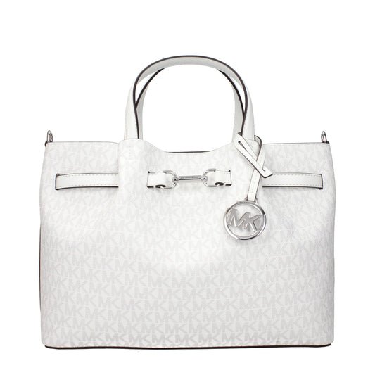 White Fabric Handbag