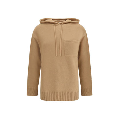 Beige Wool Hoodie