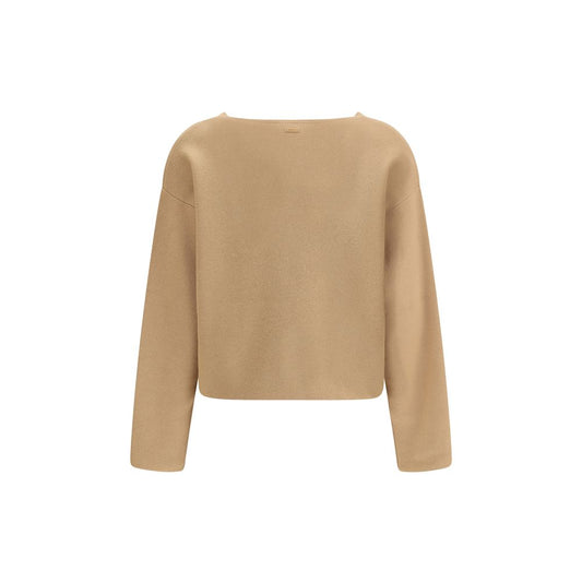 Beige Wool Top
