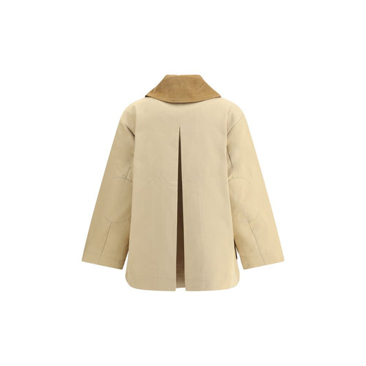 Beige Cotton Coat