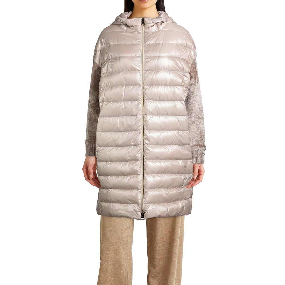 Beige Polyamide Coat