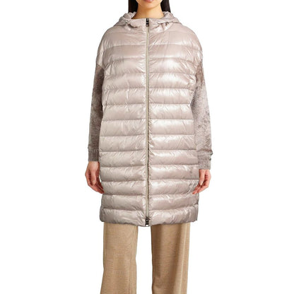 Beige Polyamide Coat