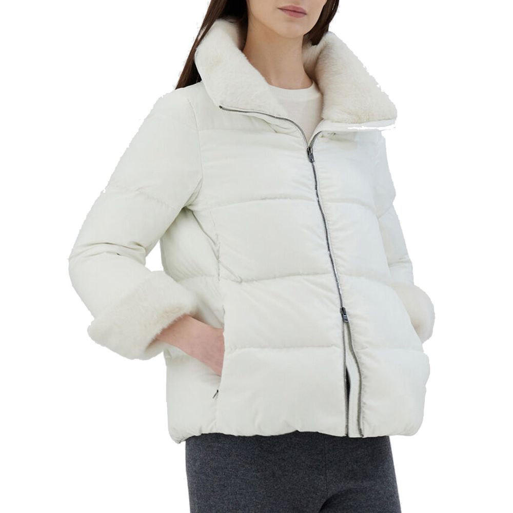 White Polyamide Coat