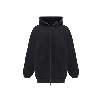 Black Cotton Sweatshirt