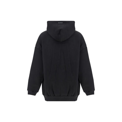 Black Cotton Sweatshirt