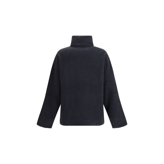Black Polyester Sweatshirt