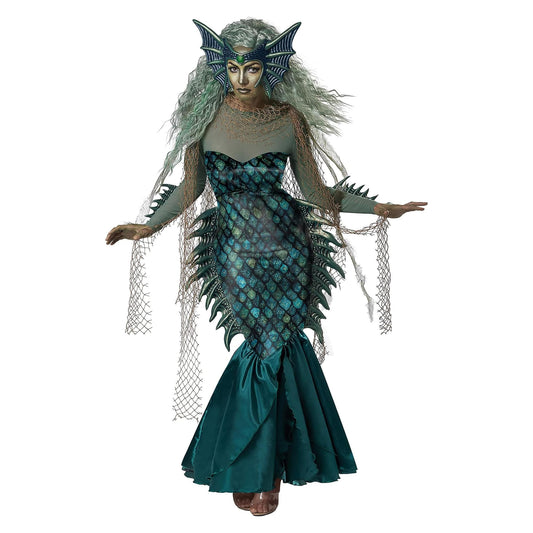 Dark Sea Siren Adult Womens Costume | Large