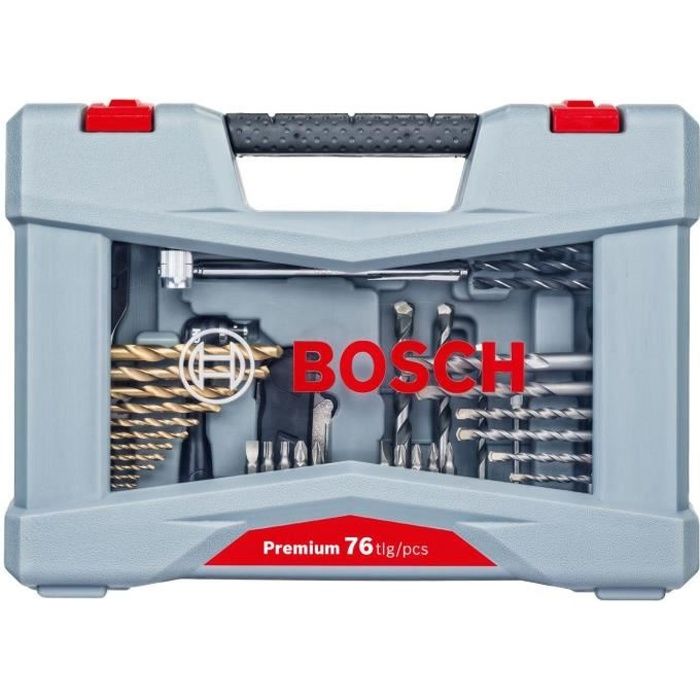 Premium drilling box - Vitting of 76 pcs- bosch