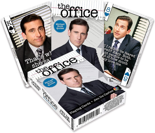 The Office Michael Quotes Playing Cards | 52 Card Deck + 2 Jokers