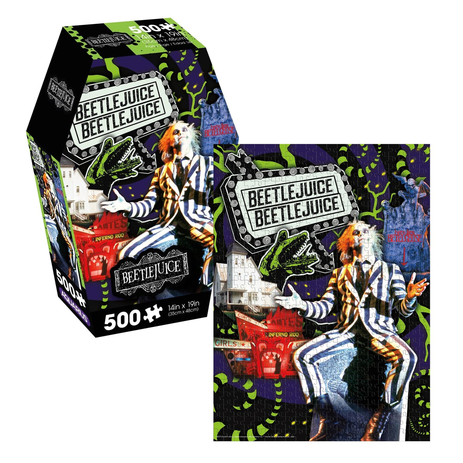 Beetlejuice Coffin Box 500 Piece Jigsaw Puzzle