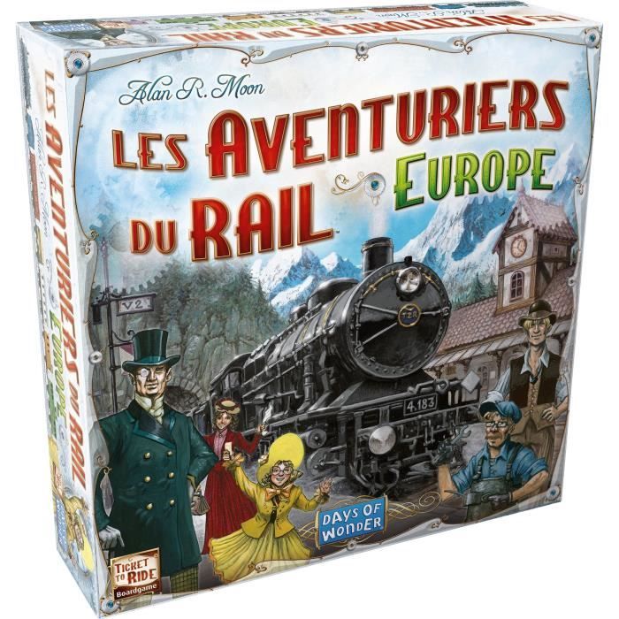 ASMODEE - The Adventurers of Rail Europe - Board Game