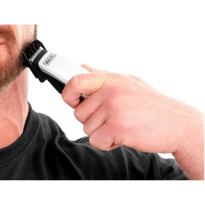 Beard Travel Kit - WAHL - TRAVEL KIT - Battery-powered trimmer - Nose/ear hair trimmer - 6 settings - Grey