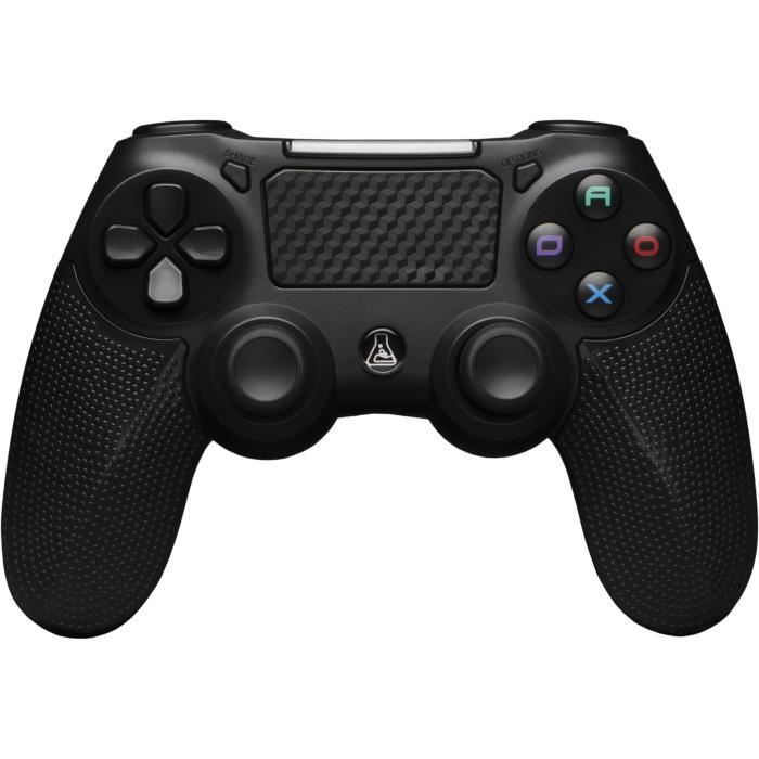 Wireless PS4 Game Controller - K-PAD-THORIUM - Black - Bluetooth - Long-Life Rechargeable Battery - Integrated Vibrations