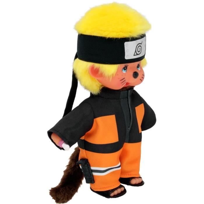 Bandai - Monchhichi - Monchhichi Naruto Shippuden plush toy - 20 cm soft plush toy for children and adults - SE241088