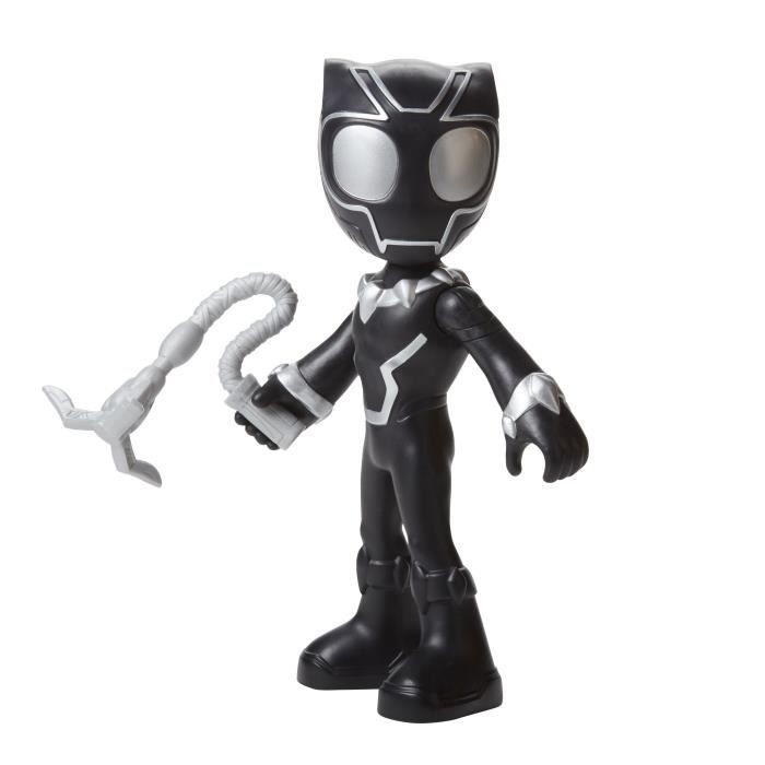 Spidey Black Panther 9-Inch Action Figure, Preschool Superhero Toy, Spidey and His Amazing Friends, Ages 3 and Up