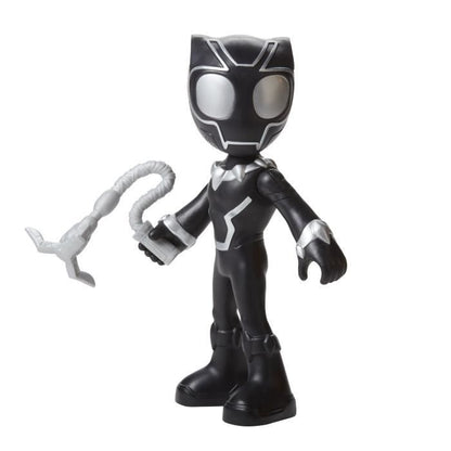 Spidey Black Panther 9-Inch Action Figure, Preschool Superhero Toy, Spidey and His Amazing Friends, Ages 3 and Up