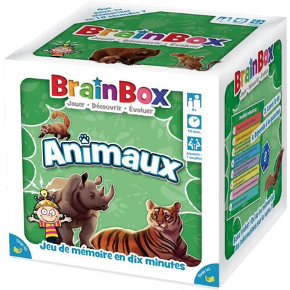Board game - BrainBox - Animals - Observation and memory game - 1 player or more - 8 years and older