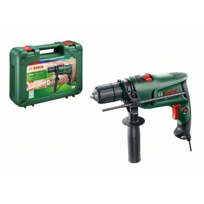 Bosch percussion drill - Easyimppact 600 (delivered in a box with 1 additional handle and 1 depth stop)