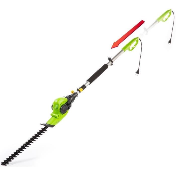 Electric hedge trimmer - Fieldmann - FZN 6005-E - 450 W - 46 cm - Telescopic handle 190-250 cm