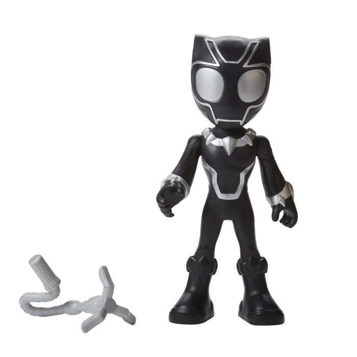 Spidey Black Panther 9-Inch Action Figure, Preschool Superhero Toy, Spidey and His Amazing Friends, Ages 3 and Up