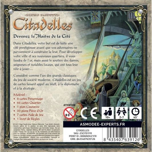 Citadelles: Classic - ASMODEE - Board game