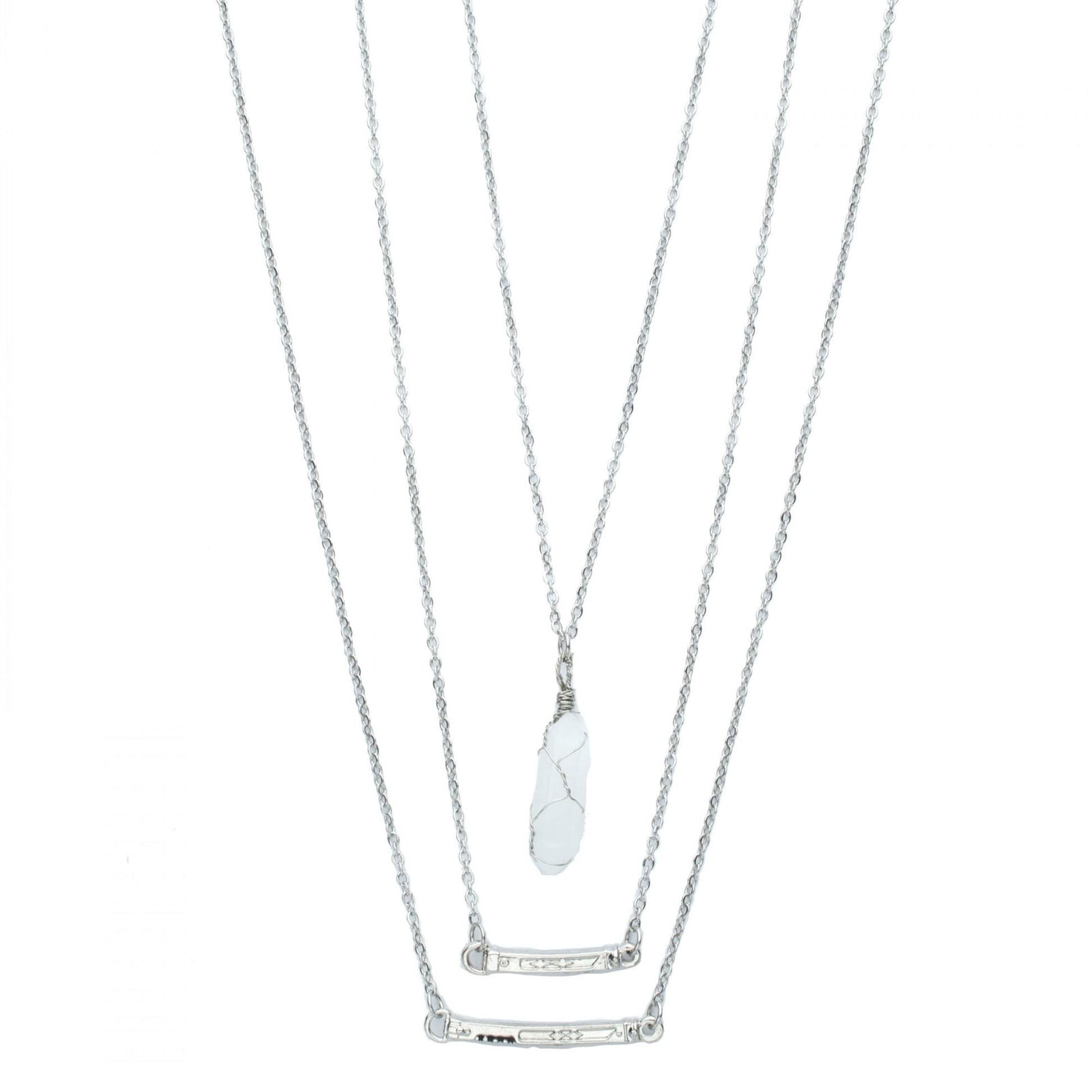 Star Wars Ashoka 3D Layered Lightsaber Necklace