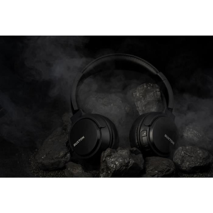 Wireless On-Ear Headphones - Buxton - BHP 7300 BLACK