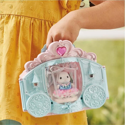 Playset - SYLVANIAN FAMILIES - Princess Dressing - Carriage and Snow Rabbit Girl
