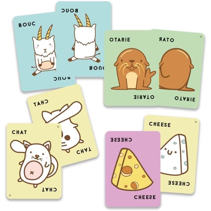 Board game - Blue Orange - Taco Verso Goat Cheese Pizza - Age 8 years - Duration 10 min - Party game