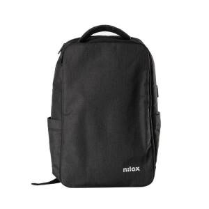 Nilox Tech Zaino per Notebook 15.6" Urban Eco Pro Nero