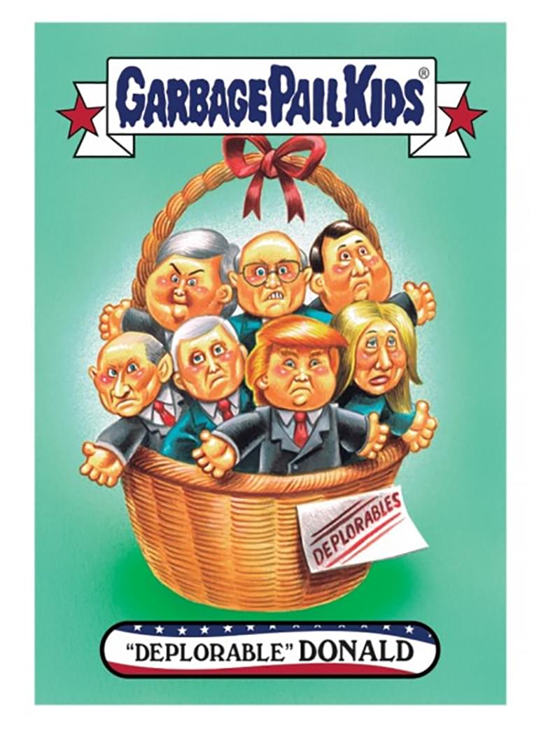 Garbage Pail Kids Disg-Race To The White House Deplorable Donald #67