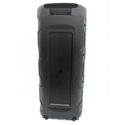 Luminous Karaoke Speaker - INOVALLEY - KA123-XXL - Bluetooth V5.0 - 75 cm - 900 W - Black