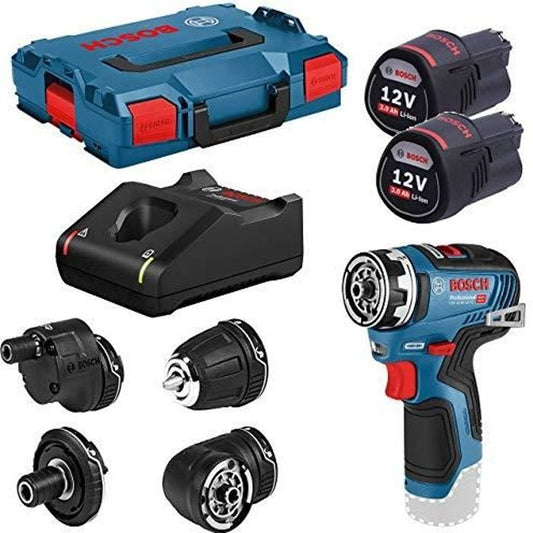 Bosch Professional GSR 12V-35 FC drill-screwdriver + 2 3.0Ah batteries + L-Boxx - 06019H3000