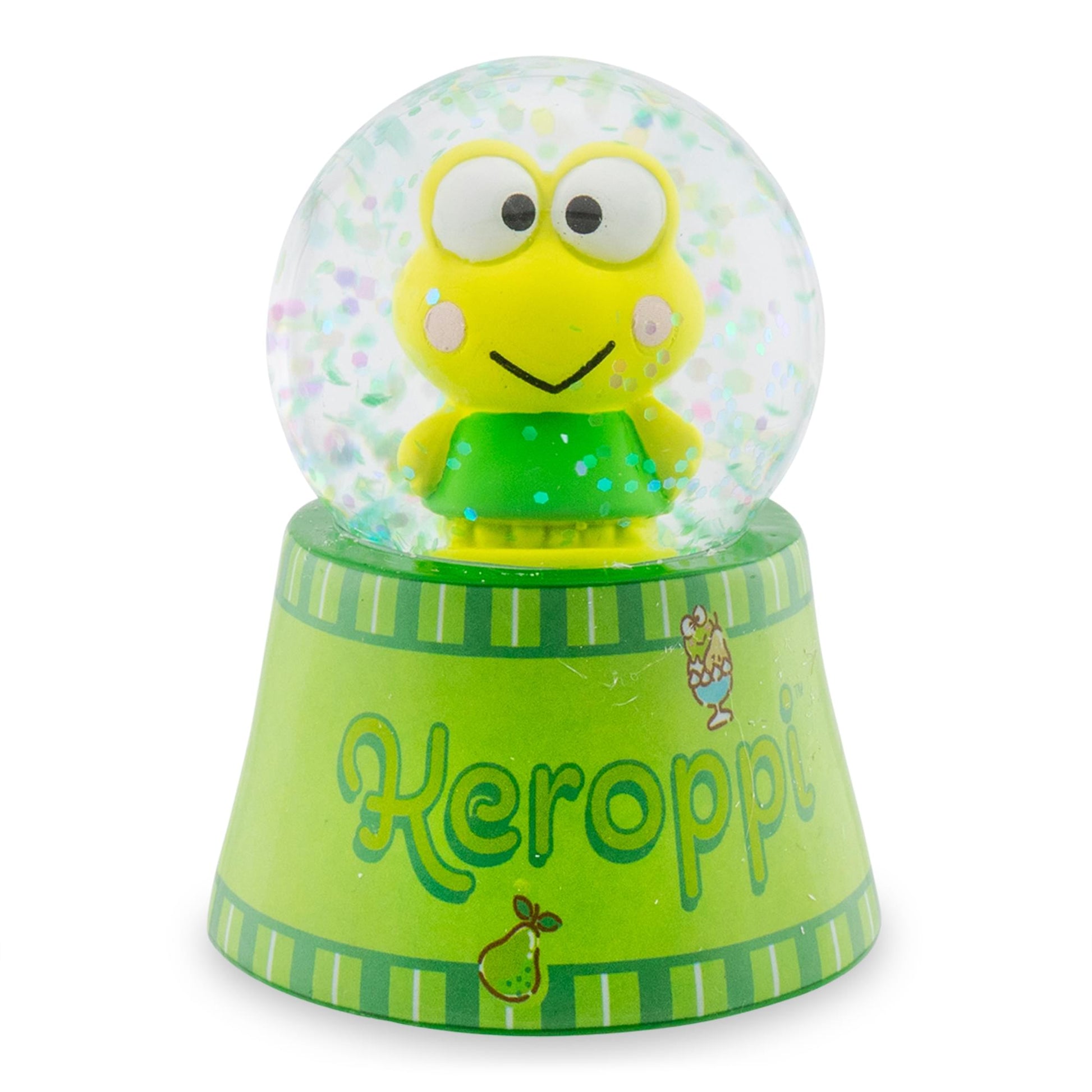 Sanrio Keroppi Mini Light-Up Snow Globe | 3 Inches Tall