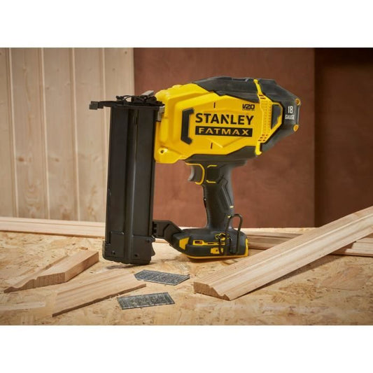 18Ga Finishing Nailer - 18V - 16 to 50 mm Nails - LED - V20 Range - STANLEY FATMAX, SFMCN618B-XJ