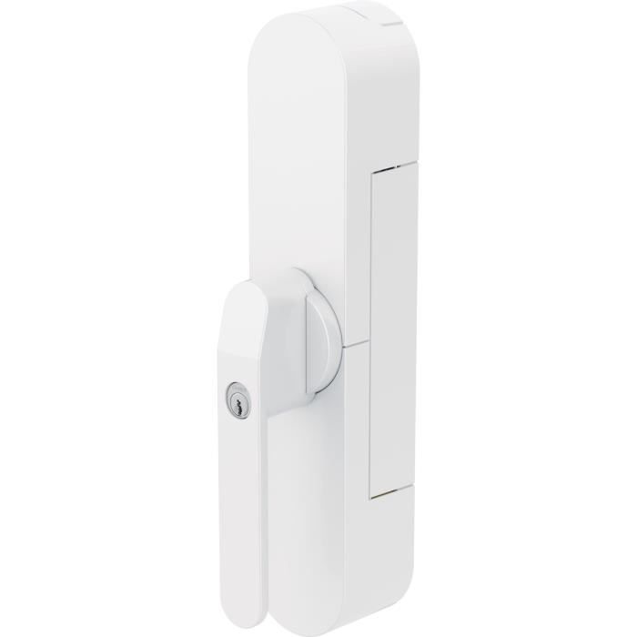 Terrace door security lock - ABUS - WINTECTO One FCA4100 W - SmartX technology, 3D alarm sensor, app control