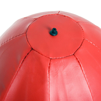 HOMCOM Box-Set mit Punchingball, höhenverstellbar, inkl. Boxhandschuhe, 126-144cm, Rot