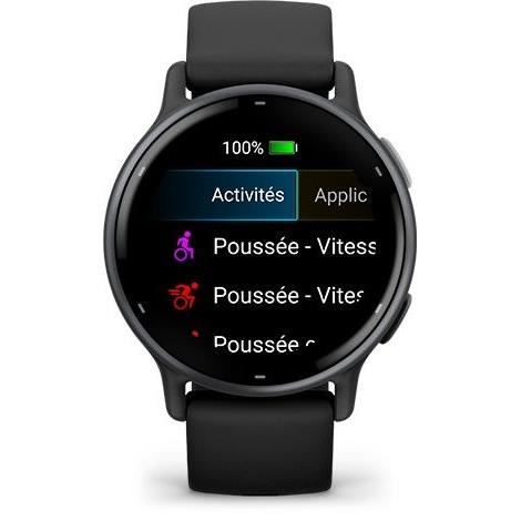 Smartwatch - GARMIN - Vivoactive 5 - Black silicone strap