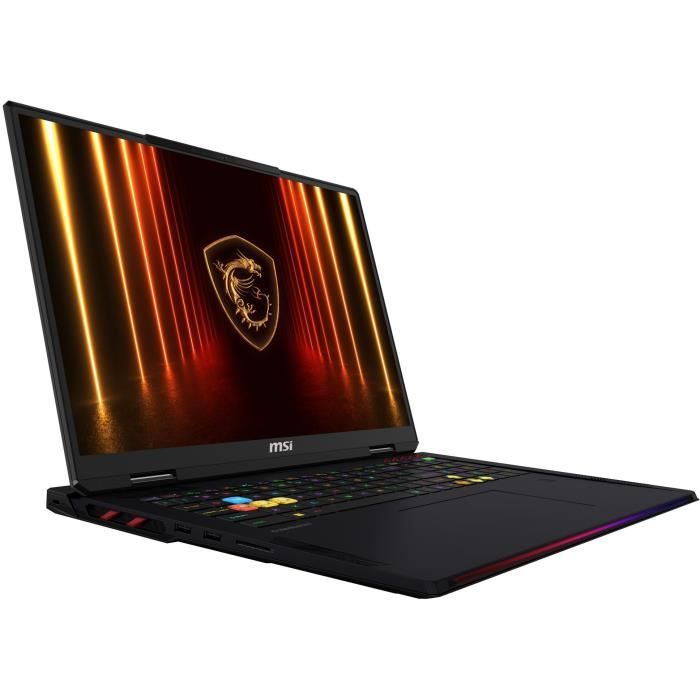 Gaming laptop PC - MSI - Raider 18 HX AI - 18 UHD+ MiniLED 120Hz - i9-285HX - 64 GB RAM - 4 TB SSD - RTX 5080 - Windows 11