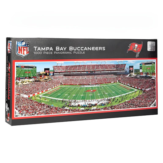 Tampa Bay Buccaneers Stadium NFL 1000 Piece Panoramic Jigsaw Puzzle