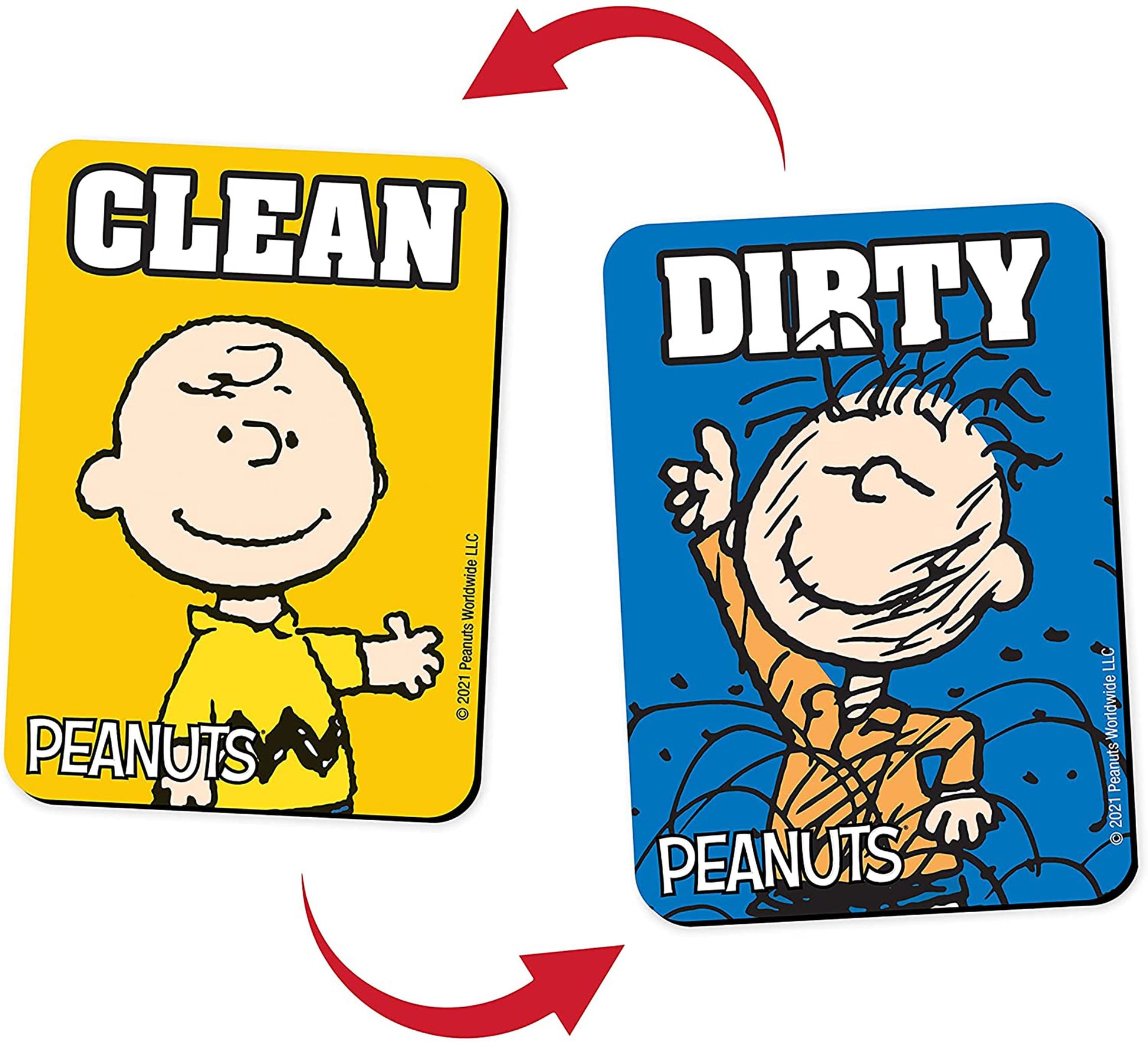 Peanuts Charlie and Pig Pen Double Sided Dishwasher Magnet
