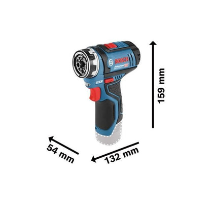 Bosch Professional Flexiclic GSR 12V-15 FC Bosch Watcher drill + 2 batteries 2.0Ah + Gal 1230 cc charger