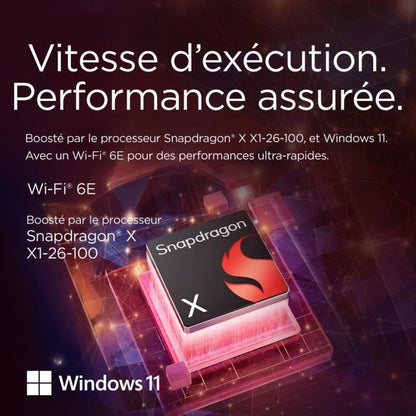 LENOVO IdeaPad Slim 3 15Q8X10 laptop | 15.3 WUXGA IPS - Qualcomm Snapdragon X - 16 GB - 512 GB - Aluminum Cover - Copilot +